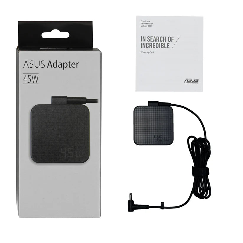 Asus AD45-00B 45W Laptop Adapter/Charger with Power Cord for Select Models of ASUS (20 V, 2.5 A, 4 mm x 1.2mm Diameter