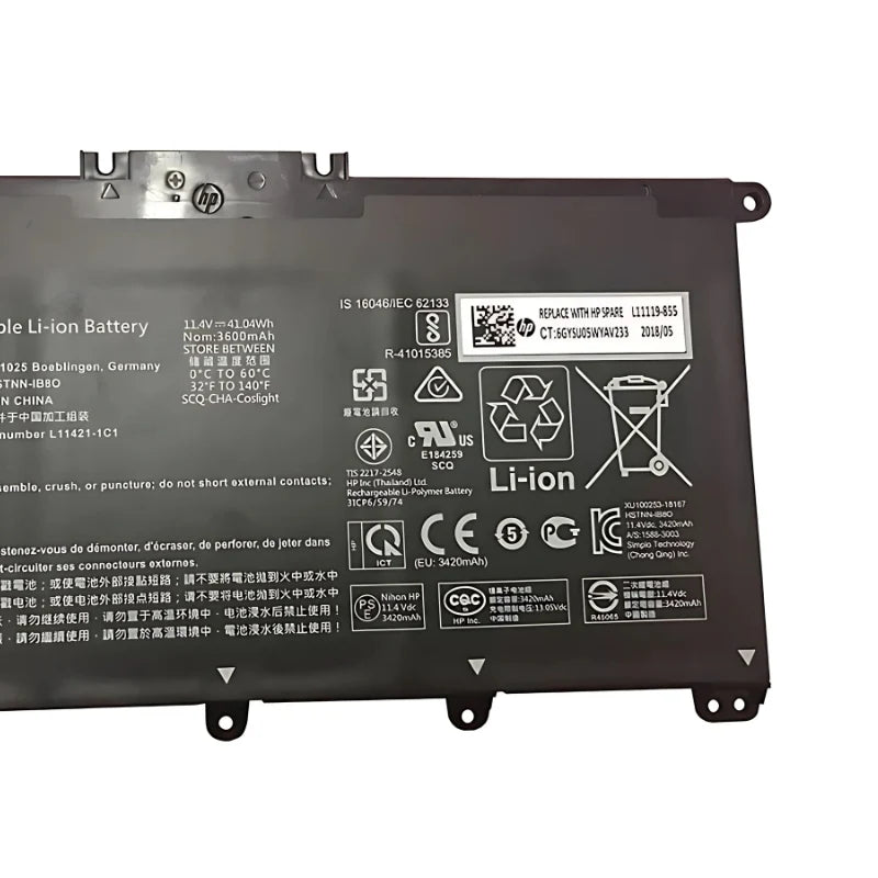HP HT03XL battery for Pavilion X360 14-CD 14-CE 14-CF 14-CW, Pavilion 14-BF, 14-BK, 15-DA,15-CC, 15-CD, 15-CK