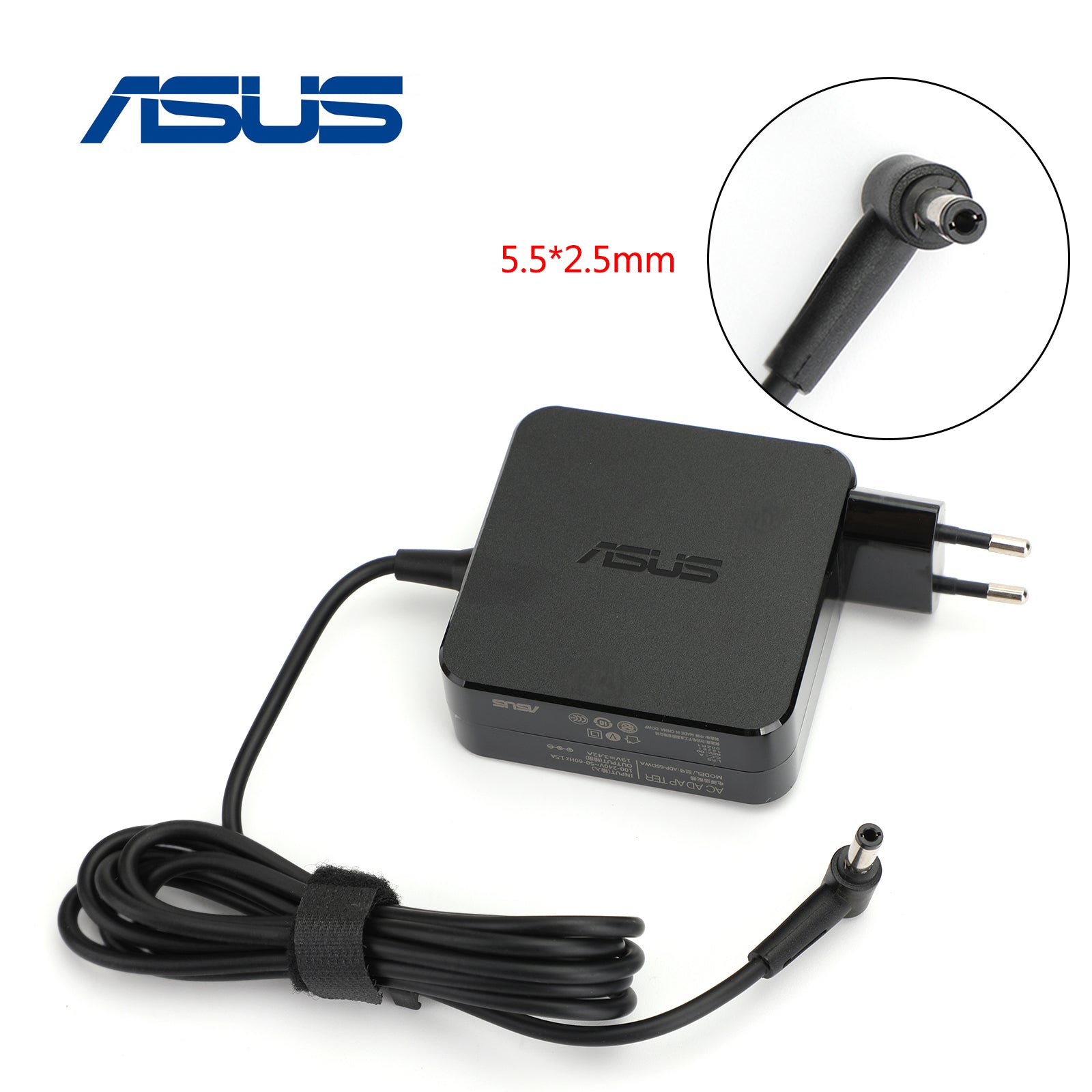 Original Asus 65W 5.5 * 2.5mm PA-1650-30 65W Laptop AC Charger compatible with Asus VivoBook S500 S550 S500CA Ultrabook ADP-65GD B