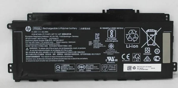 Genuine PP03XL PV03XL HP Pavilion 13-BB0005TU 14(14-DV000 ) HSTNN-DB9X Laptop Battery