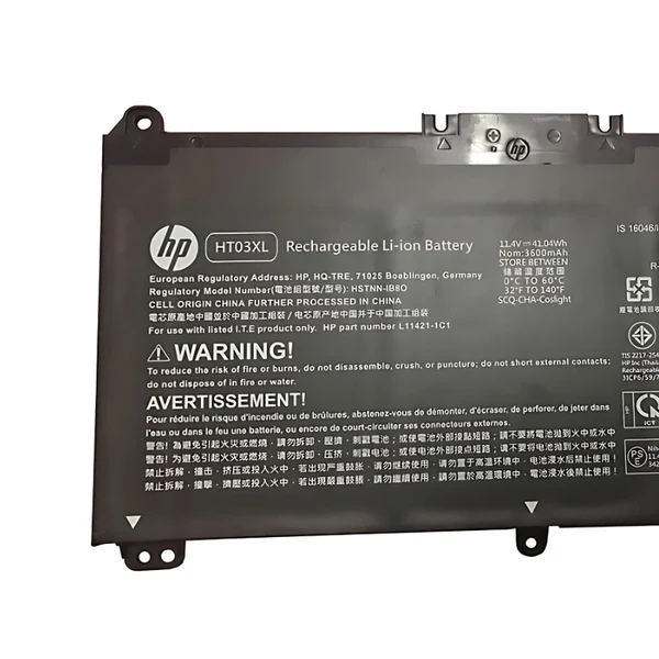 HP HT03XL battery for Pavilion X360 14-CD 14-CE 14-CF 14-CW, Pavilion 14-BF, 14-BK, 15-DA,15-CC, 15-CD, 15-CK-- MPN: HT03XL - Image 3
