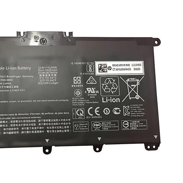 HP TF03XL HT03XL battery for Pavilion X360 14-CD, Pavilion 14-BF, 14-BK, 15-DA,15-CC, 15-CD, 15-CK-- MPN: TF03XL/HT03XL - Image 7