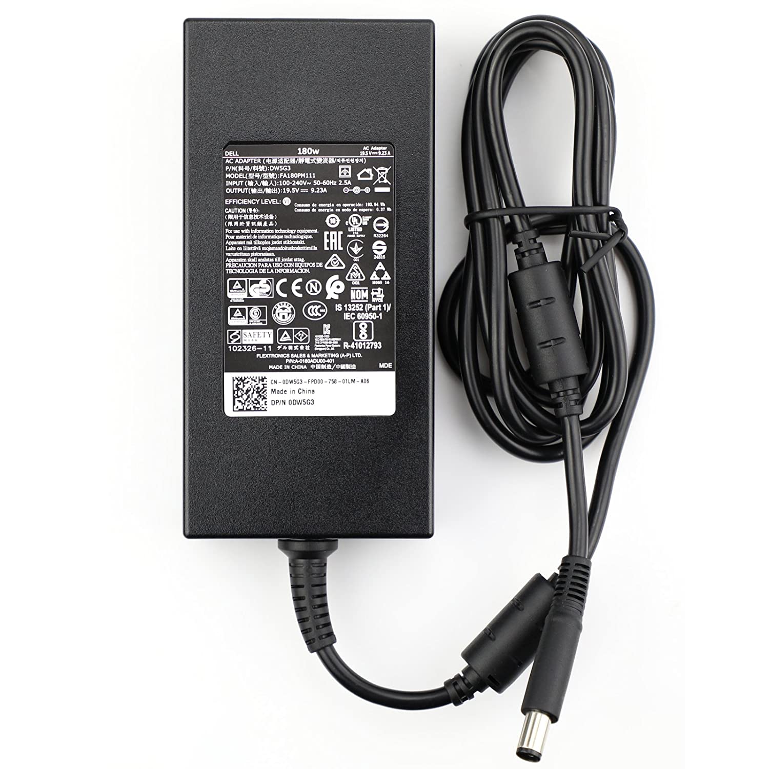 AC adapter 180 Watt for Dell Precision M4800 Series, AC adapter 180 Watt, AC adapter, adapter 180 Watt, Dell Precision-- MPN: Dell 180w big - Image 7