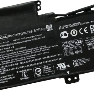 7.7V 35wh Original NU02XL Laptop Battery compatible with HP NU02XL HSTNN-UB6U TPN-W117 843535-541 Series Tablet