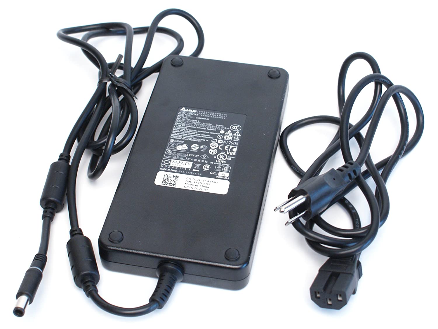 Dell 240W PA-9E Family Power Adapter for Precision Mobile WorkStations M6400 M6500 E-Port Dock PR02X Alienware: M17x-- MPN: Dell 240W Adapter - Image 3