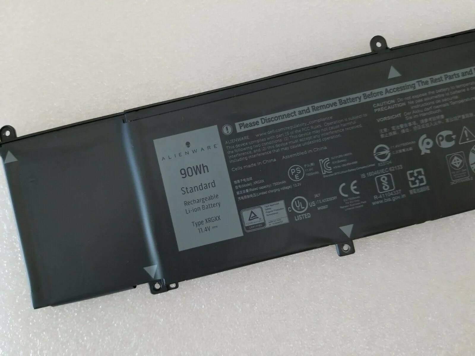 Dell - laptop battery for Alienware XRGXX 06YV0V 1F22N M15 M17 Series - Image 2
