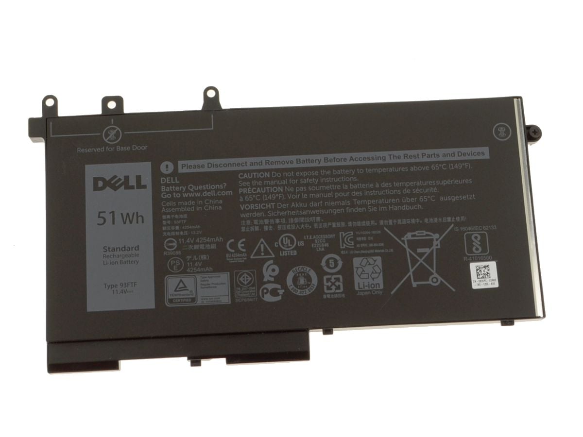 '- OEM Dell Latitude E5280 E5480 51Wh Laptop Battery 83XPC 93FTF