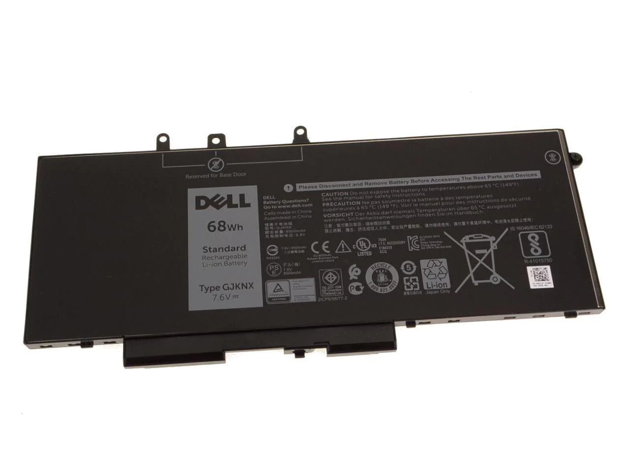 Dell GJKNX 5480 5580 5490 5590 5491 5591 5495 5488 Precision 3520 7.6V 68W Battery