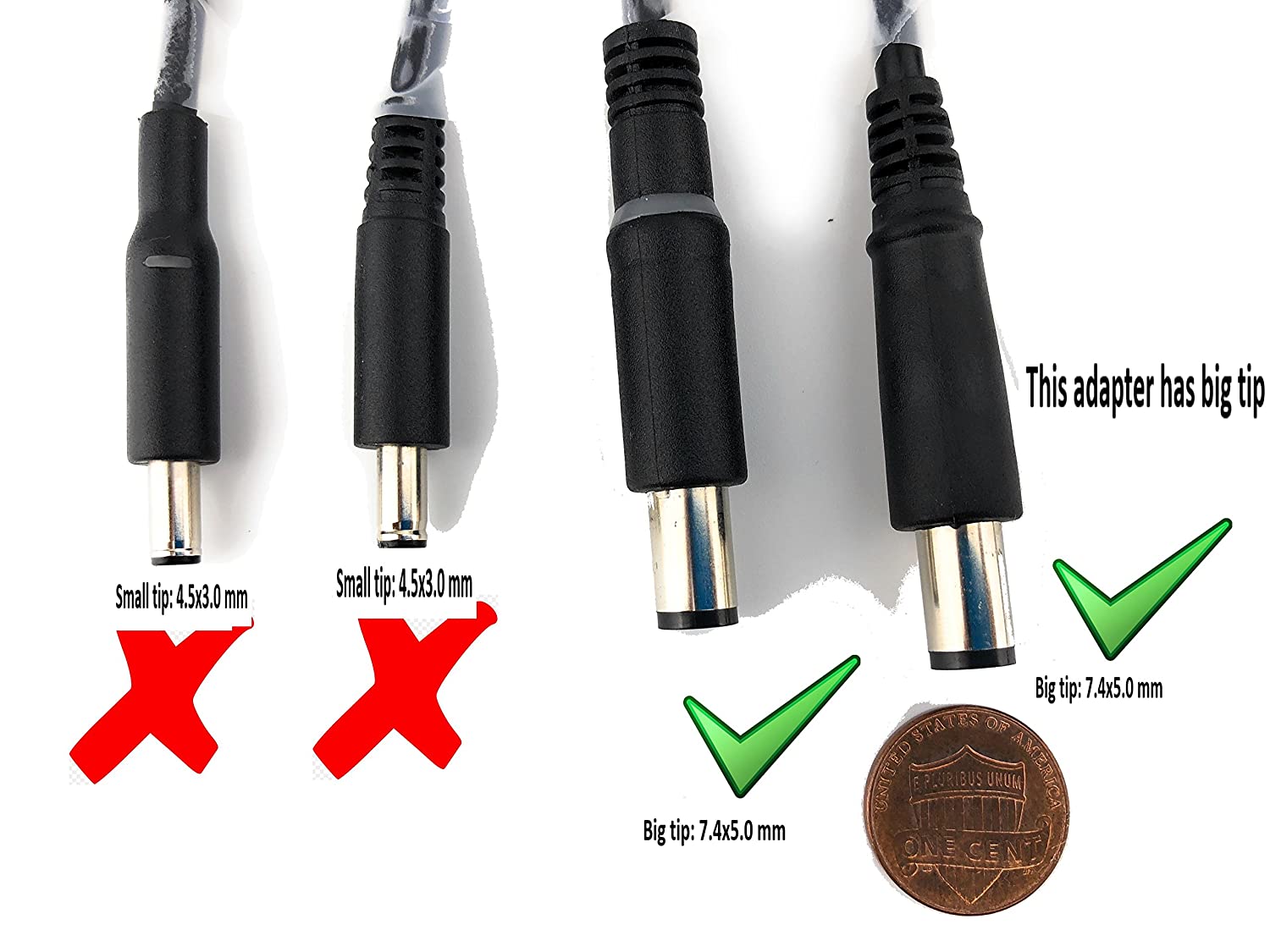 Combo of Dell Power Cord & Dell Genuine Original Laptop Power Adapter Charger 90w 19.5V 4.62A Inspiron E6400,E6420,X300-- MPN: 9RCDC - Image 5