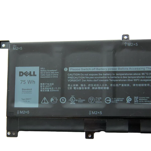 '- G05YJ Y3PN0 P39G Laptop Battery for Dell Alienware 14 A14 M14X R4 R3 ALW14D 14D-1528 ALW14D-5528 14D-5728 - Image 3