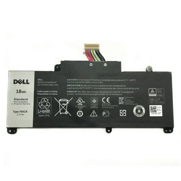 '- Dell 74XCR Portable Slim Tablet Li-polymer Battery compatible with Dell Venue 8 Pro 5830 T01D Windows VXGP6 X1M2Y - Image 2
