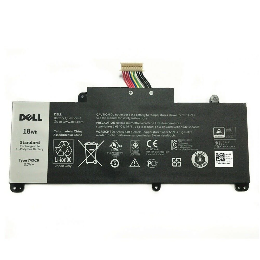 '- Dell 74XCR Portable Slim Tablet Li-polymer Battery compatible with Dell Venue 8 Pro 5830 T01D Windows VXGP6 X1M2Y - Image 2