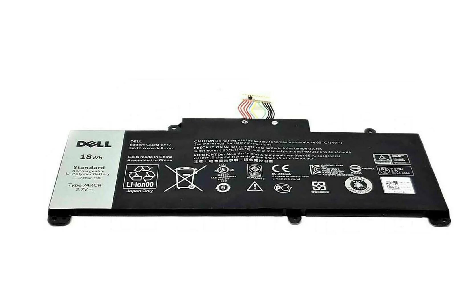 Original Dell 74XCR Portable Slim Tablet Li-polymer Battery compatible with Dell Venue 8 Pro 5830 T01D Windows VXGP6 X1M2Y
