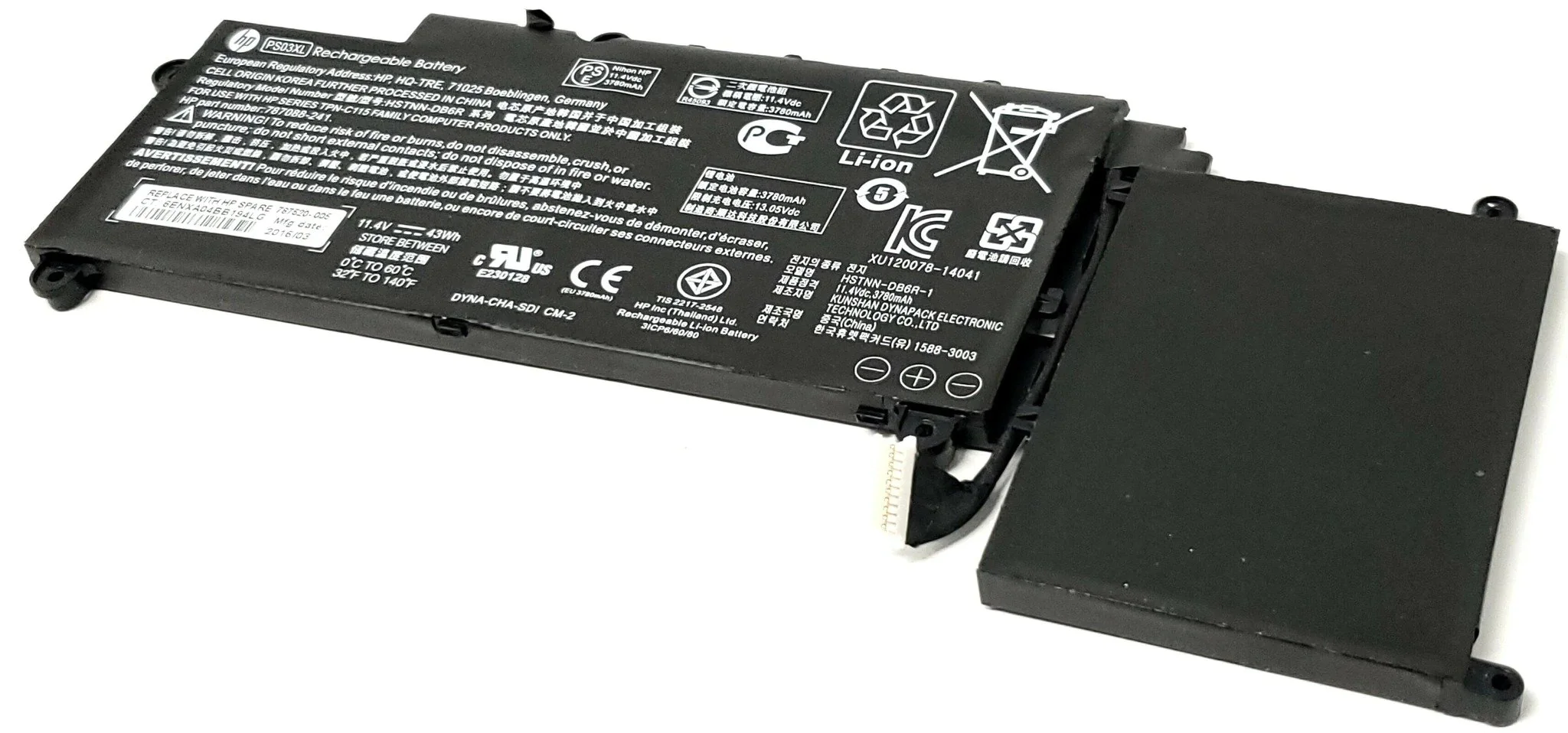 Original 43Wh Hp PS03XL HSTNN-DB60