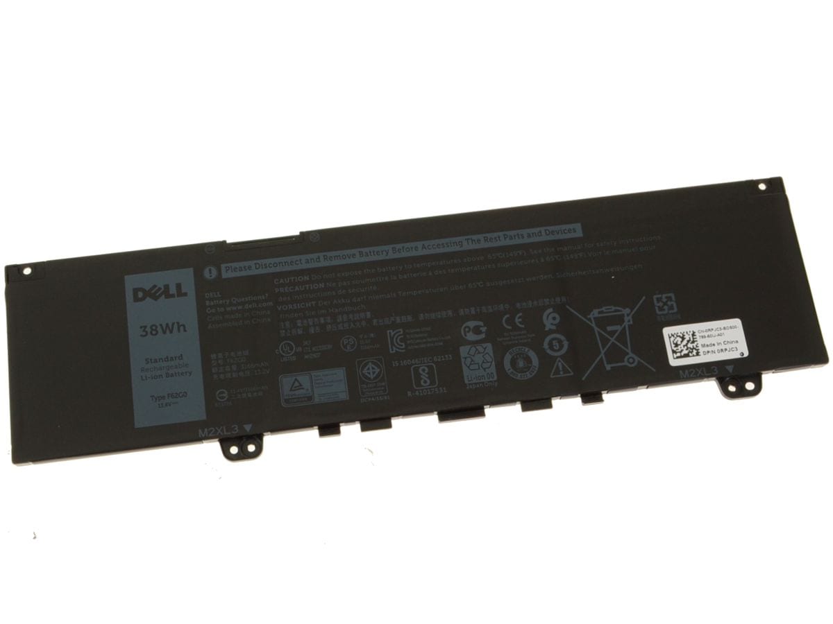 F62G0 Dell OEM - battery for Inspiron 13 7370 7373 7386 5370 Vostro 5370 38Wh-- MPN: F62G0