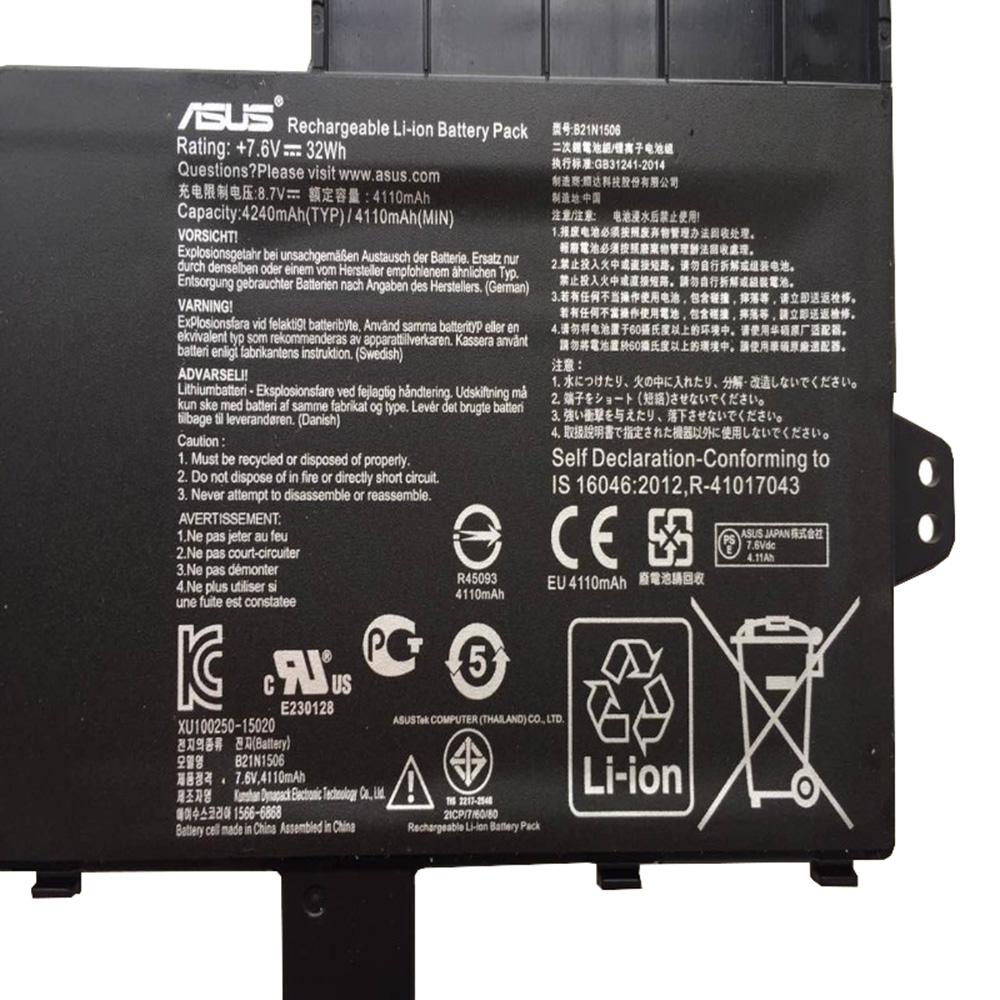 Original B21N1506 Battery for ASUS EeeBook VivoBook E502N E502NA Series E502S E502SA Series - Image 2