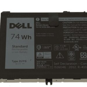 Dell Inspiron 15 7566 7567 7557 5576 5577 11.4v 74wh 6 cell Battery 071JF4 71JF4 357F9-- MPN: 357F9
