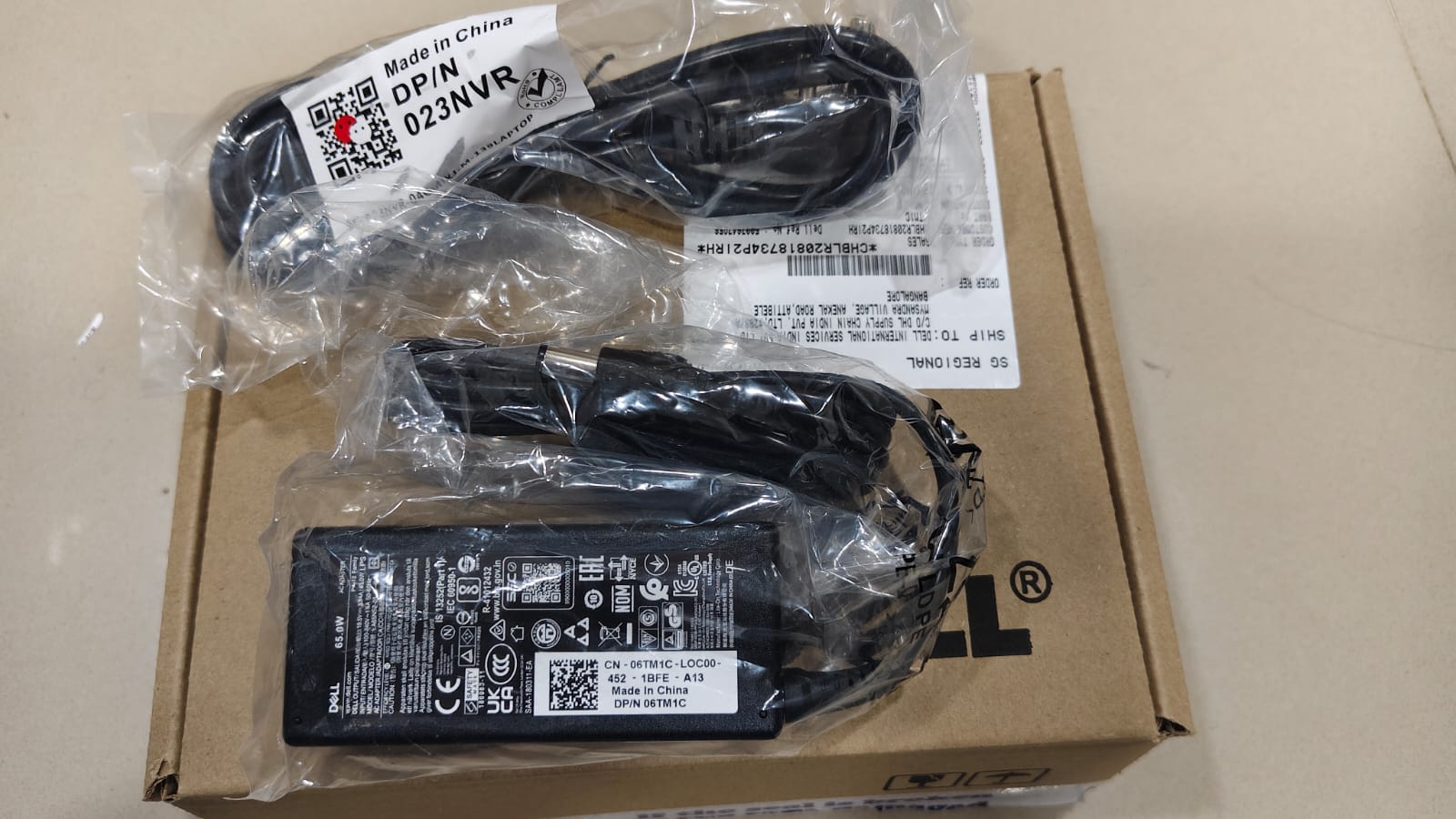 19.5V 3.34A 65W Laptop Charger for Dell Compatible P/N LA65NS2-01 928G4 65W AC Adapter Power Supply Charger UK Dell Big Pin-- MPN: 6TM1C - Image 6