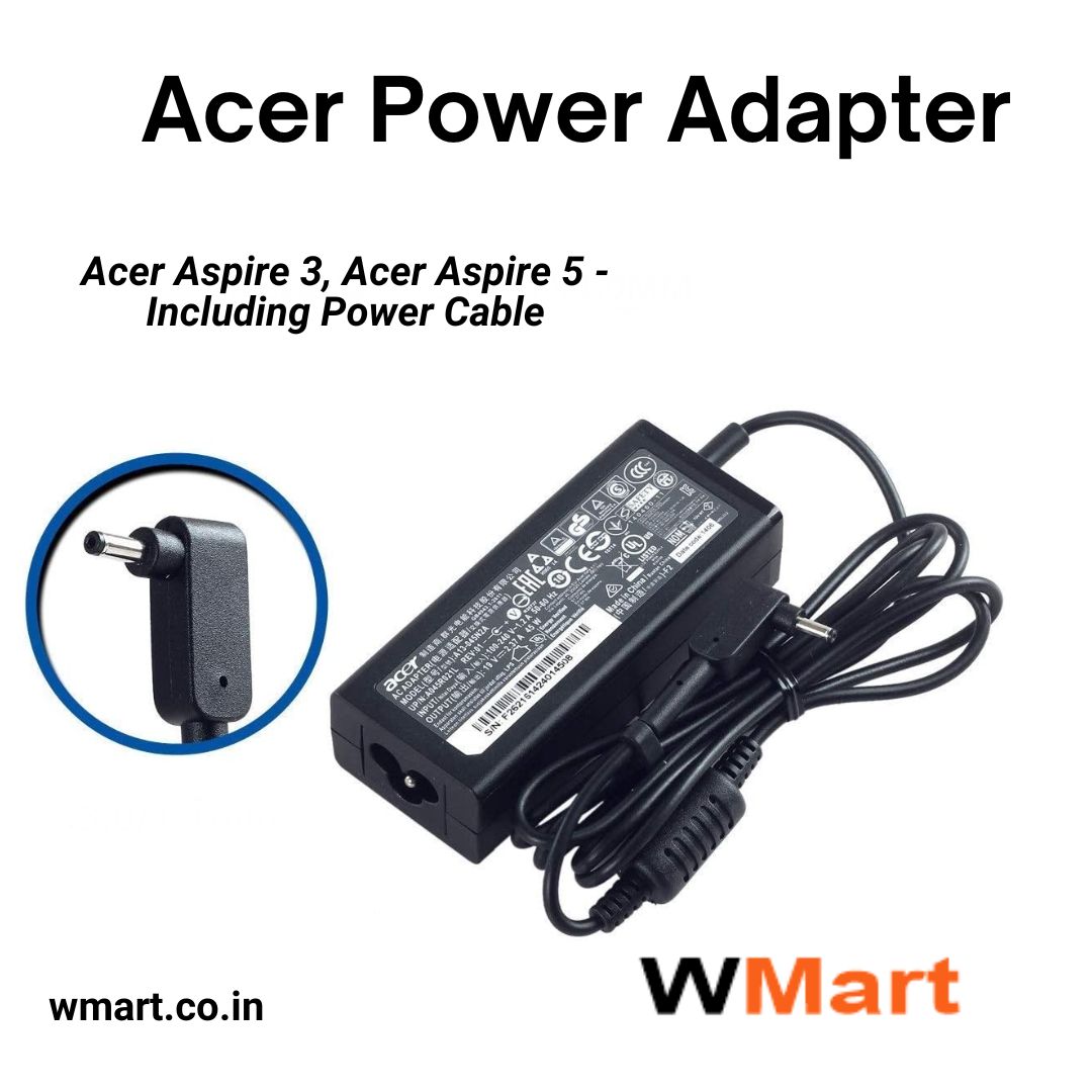 Acer Power Adapter for 19V 2.37A 45W Chromebook 11