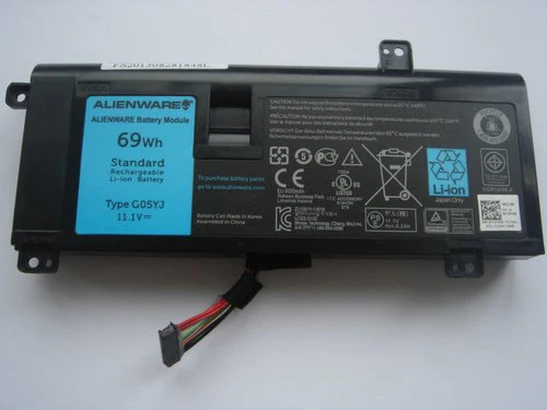 Original G05YJ Y3PN0 P39G Laptop Battery for Dell Alienware 14 A14 M14X R4 R3 ALW14D 14D-1528 ALW14D-5528 14D-5728