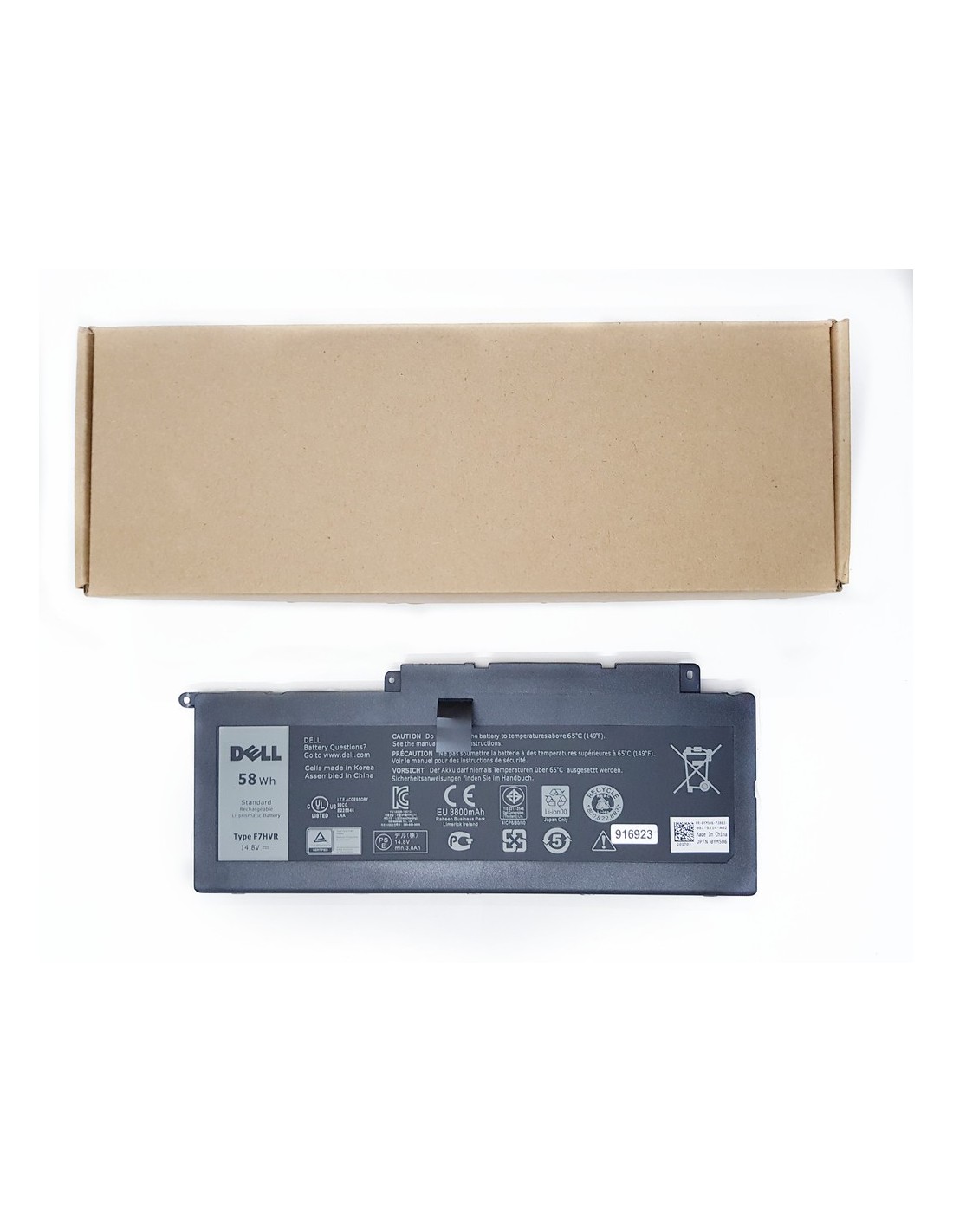 New Dell Inspiron 15 (7537) / 17 (7737 / 7746) 58Wh 4-cell Laptop Battery – F7HVR - Image 6
