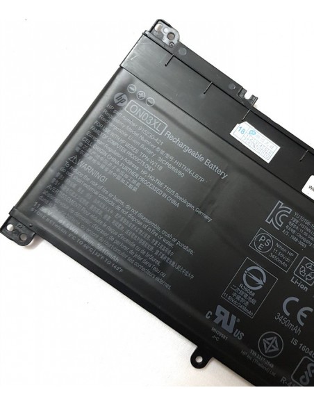 3 Cell Genuine Original Laptop Battery ON03XL Model No HP Pavilion X360 13-U003TU - Image 4