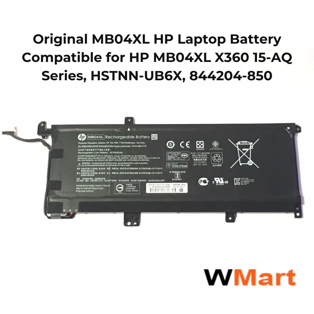 Original MB04XL HP Laptop Battery Compatible for HP MB04XL X360 15-AQ Series
