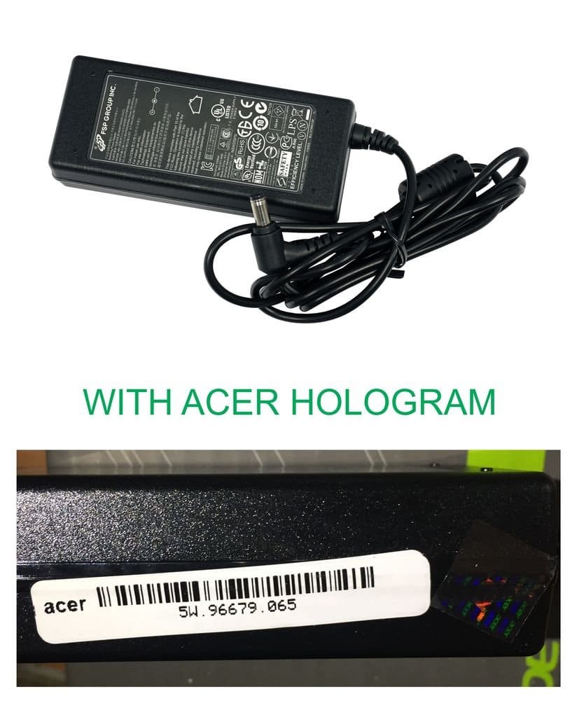 Acer Laptop Battery Adapter Charger 65w 19v 3.42a for Acer Aspire E5-551, 551G, 553G, 571, 571G, 573G, 573TG--MPN: Aspire 65W - Image 4