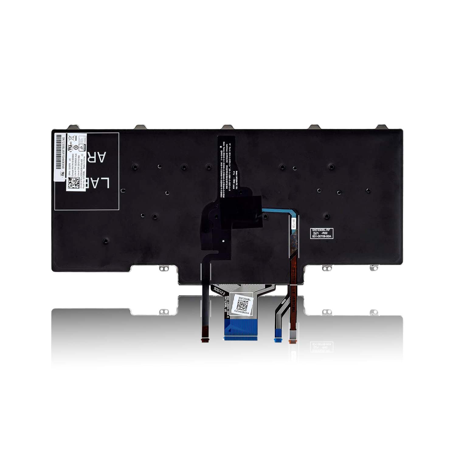 Replacement Backlit Keyboard with Point Stick for Dell Latitude 14 5000 (E5450) (E5470) 14 7000 (E7450) (E7470) Series PN: 0D19TR - Image 2