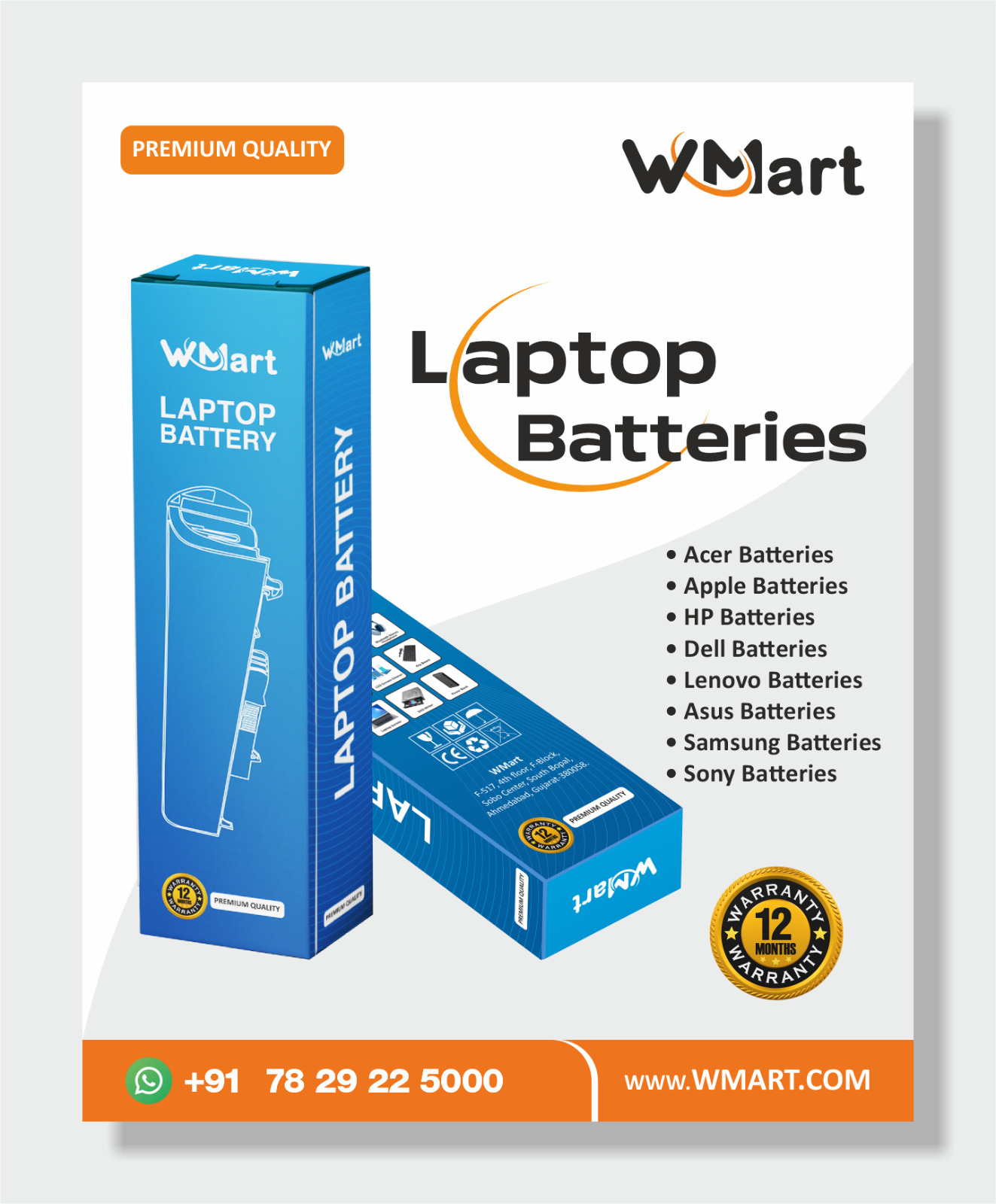 WMart Laptop Battery