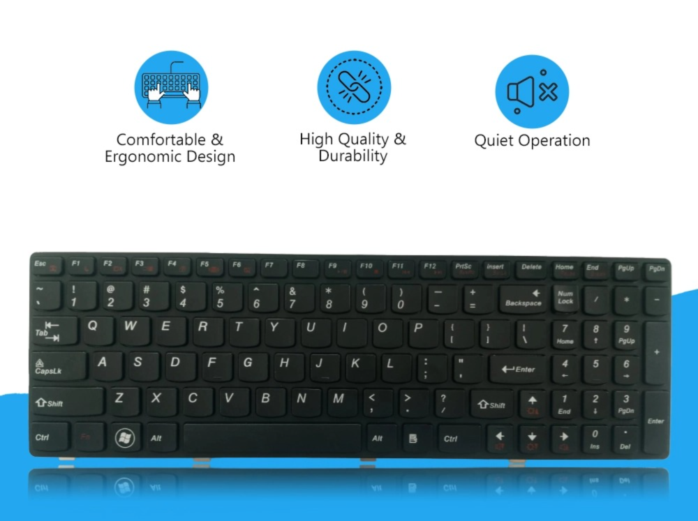 Wmart Lenovo G570 G575 US Laptop Keyboard Brand New - Image 2