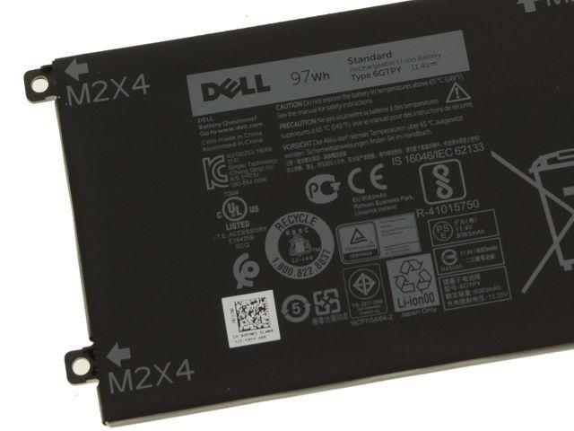 Dell - XPS 15(9560/9570) / Precision 5530 3- Cell 97wh Battery - 6GTPY-- MPN: 6GTPY/4GVGH