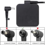 ASUS 45W 4.5*3.0mm Pin 20V Laptop Charger Adapter with Compatible for Asus VivoBook X540 X412 and M509 Models-- MPN: ASUS 45W 4.5*3.0mm - Image 2