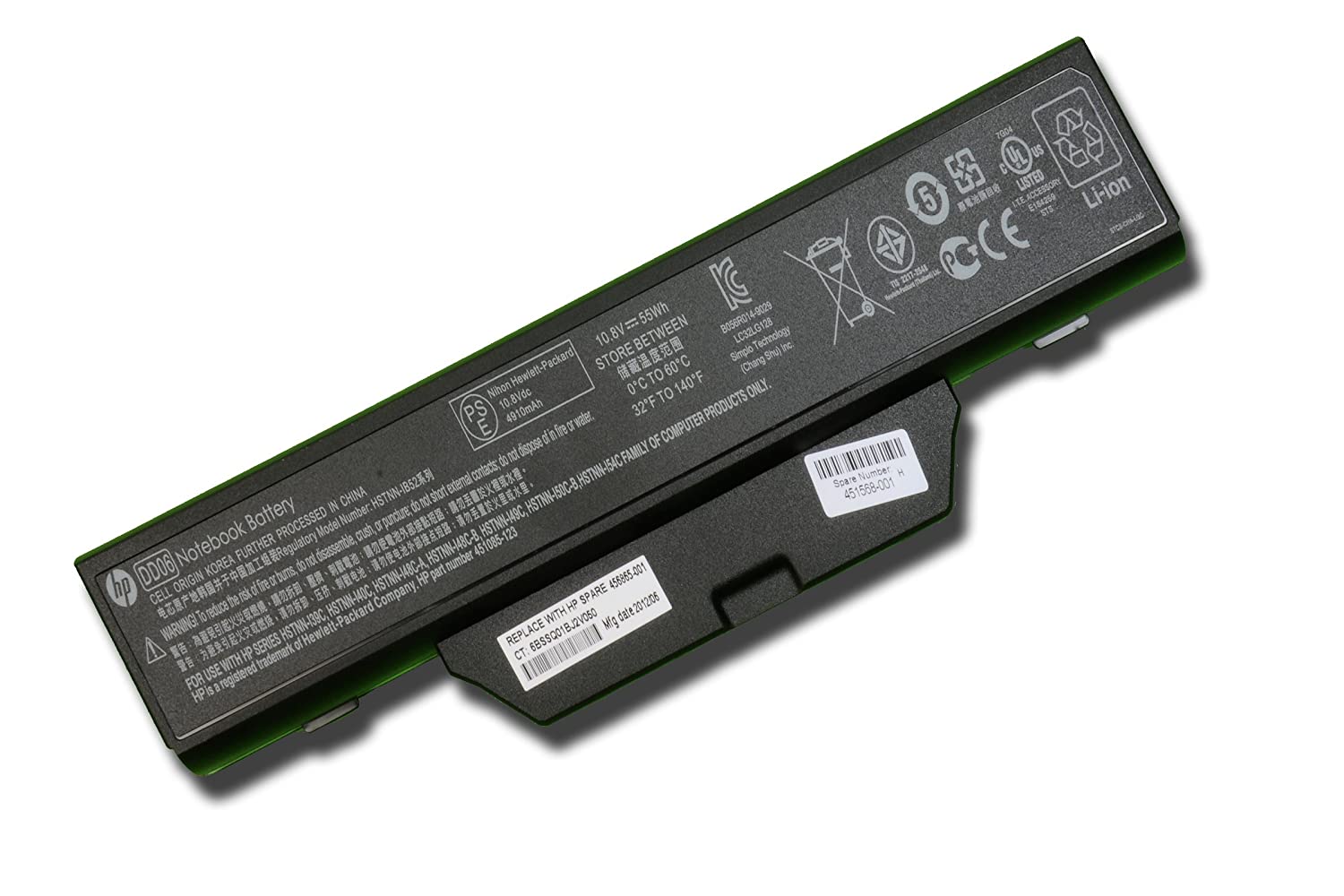 HP original DD06 HP Compaq 550, Compaq 6720s, Compaq 6820 6 Cell Battery MPN: DD06