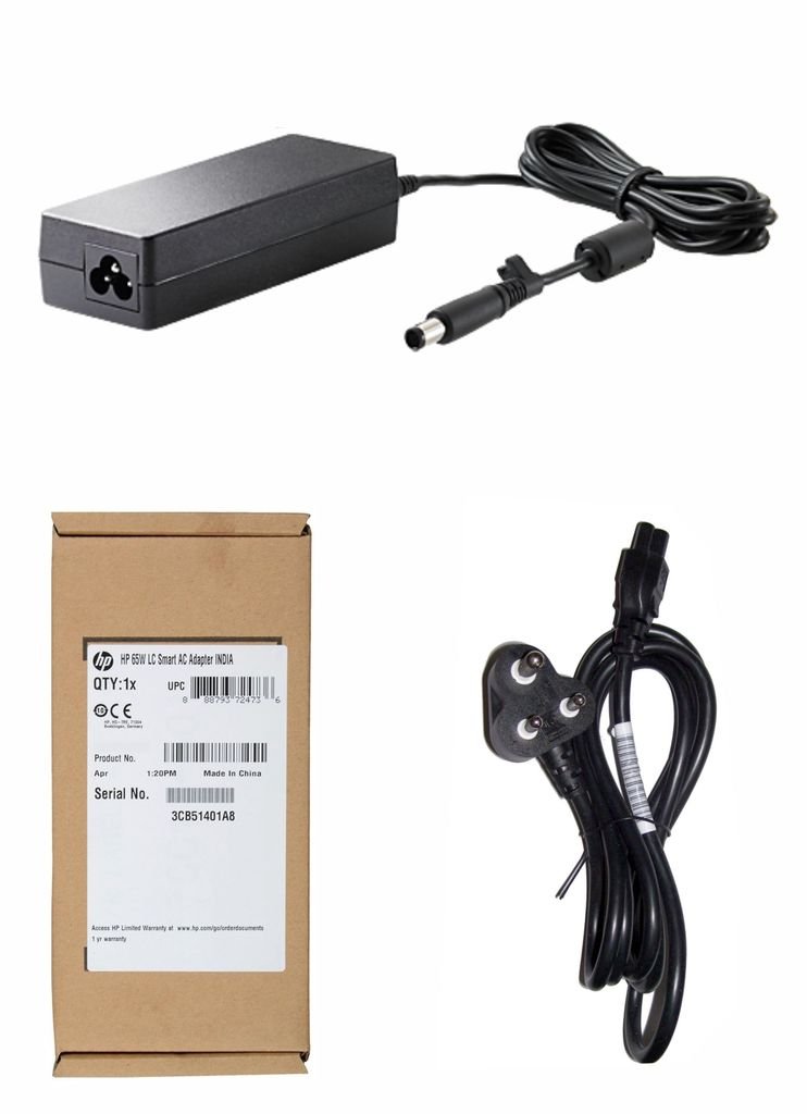 Laptop Adapter Charger 65w 19.5V 3.33A for HP Compaq nc6120 nc6140 nc6220 nc6230 nc6320 nc6400 nc8430 nw8440 and Power Cord(With Power Cable)