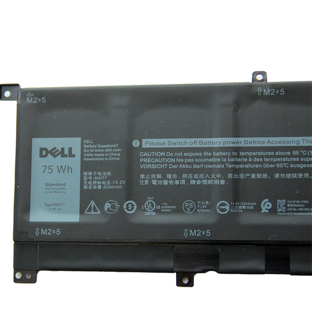 Dell 0TMFYT, 8N0T7, FW8KR, TMFYT Dell Precision 5530 2-in-1, XPS 15-9575-D2801TS XPS 15-9575, XPS 15 9575 Laptop Battery