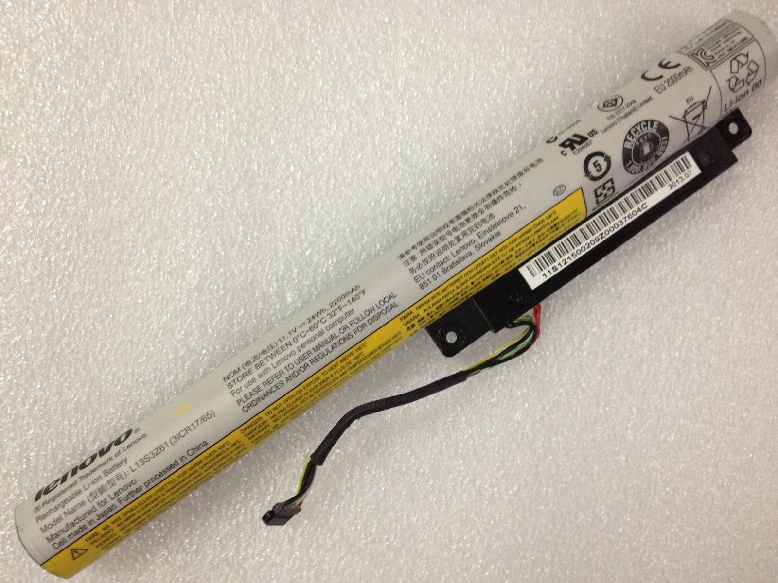 Lenovo L13M3Z61 Laptop battery for IdeaPad Flex 10 Series Tablet L13S3Z61 L13L3Z61 3ICR17