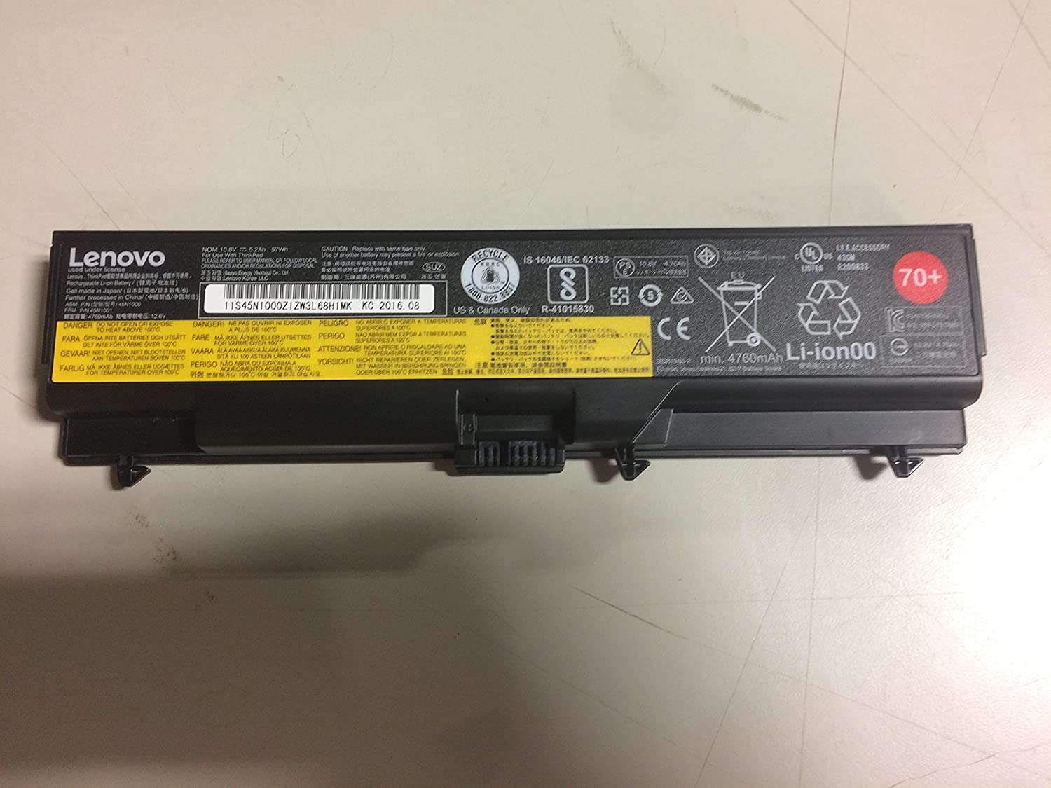 Lenovo 0A36303, Thinkpad Battery 70+, 6 Cell High Capacity L412 L420 L430 L512 L520 L530 T410 T410i, T420 T420i-- T430/70+