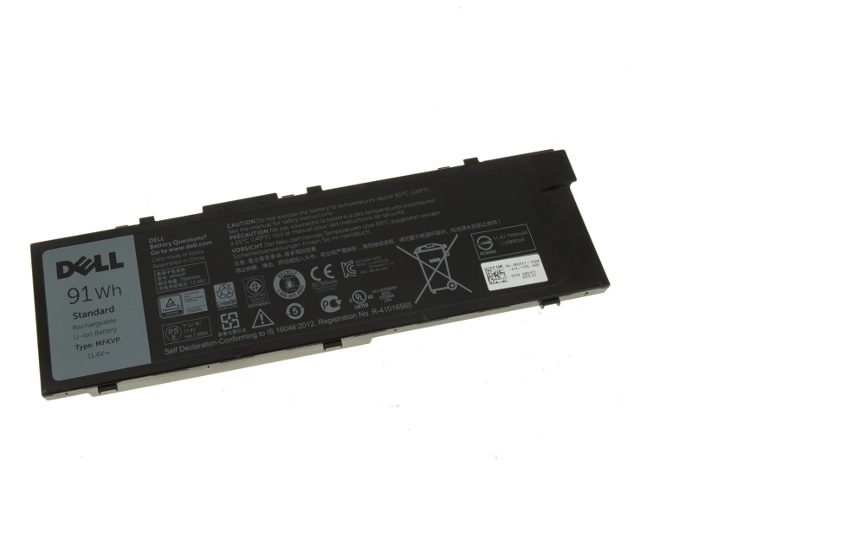 Dell MFKVP battery 91Wh, 6 cells for Precision 15-7510 17-7710 15-7520 15-7720 M7510 M7710-- MPN: MFKVP