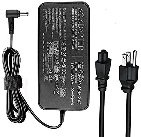 E-Power 19V 6.32A 120W AC Adapter PA-1121-28 Compatible with Asus FZ53V FZ63VJ FX50 FX53N FX80G N551JW N550J