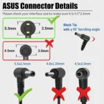 19.5V 9.23A 180W Laptop Charger, Compatible with Asus ADP-180MB F FA180PM111 ROG G750JM Gaming Laptop AC Adapter -- MPN: Asus 180W 5.5 * 2.5mm - Image 7