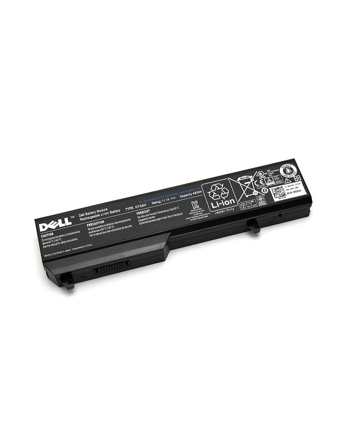 Dell Vostro 1510/1520/1310 6-Cell Battery-- MPN: K738H/1510