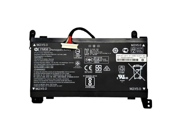 HP FM08 battery for HP HP OMEN 17-AN series notebook 14.4b~86wh 922752-421