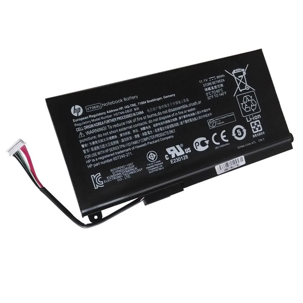 HP original VT06XL Laptop Battery For HP Envy 17-3000 17-3070 17-3095 TPN-I103 VT06