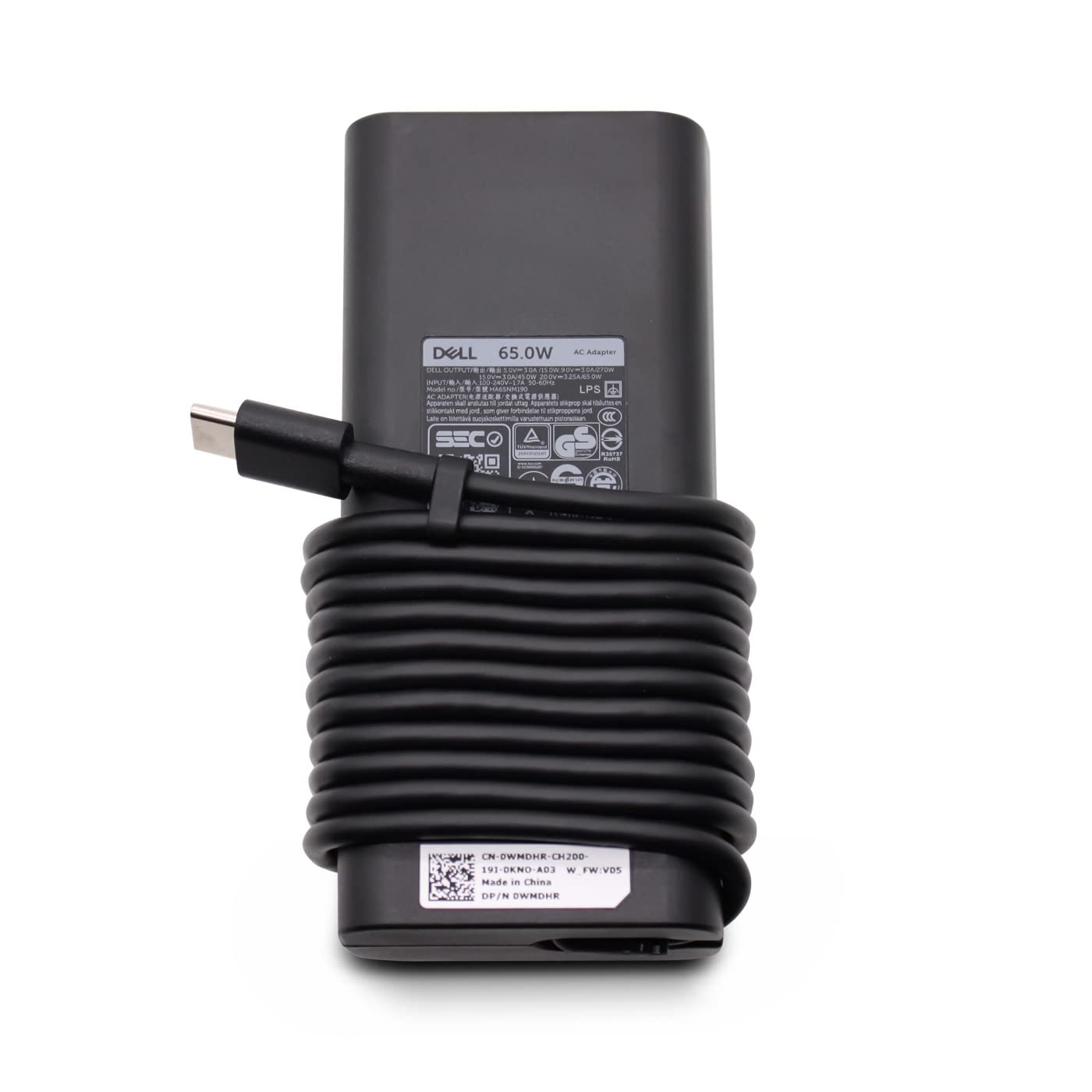 Dell 65W USB Type-C Adapter for Latitude 5289 5290 7389 7390 7400