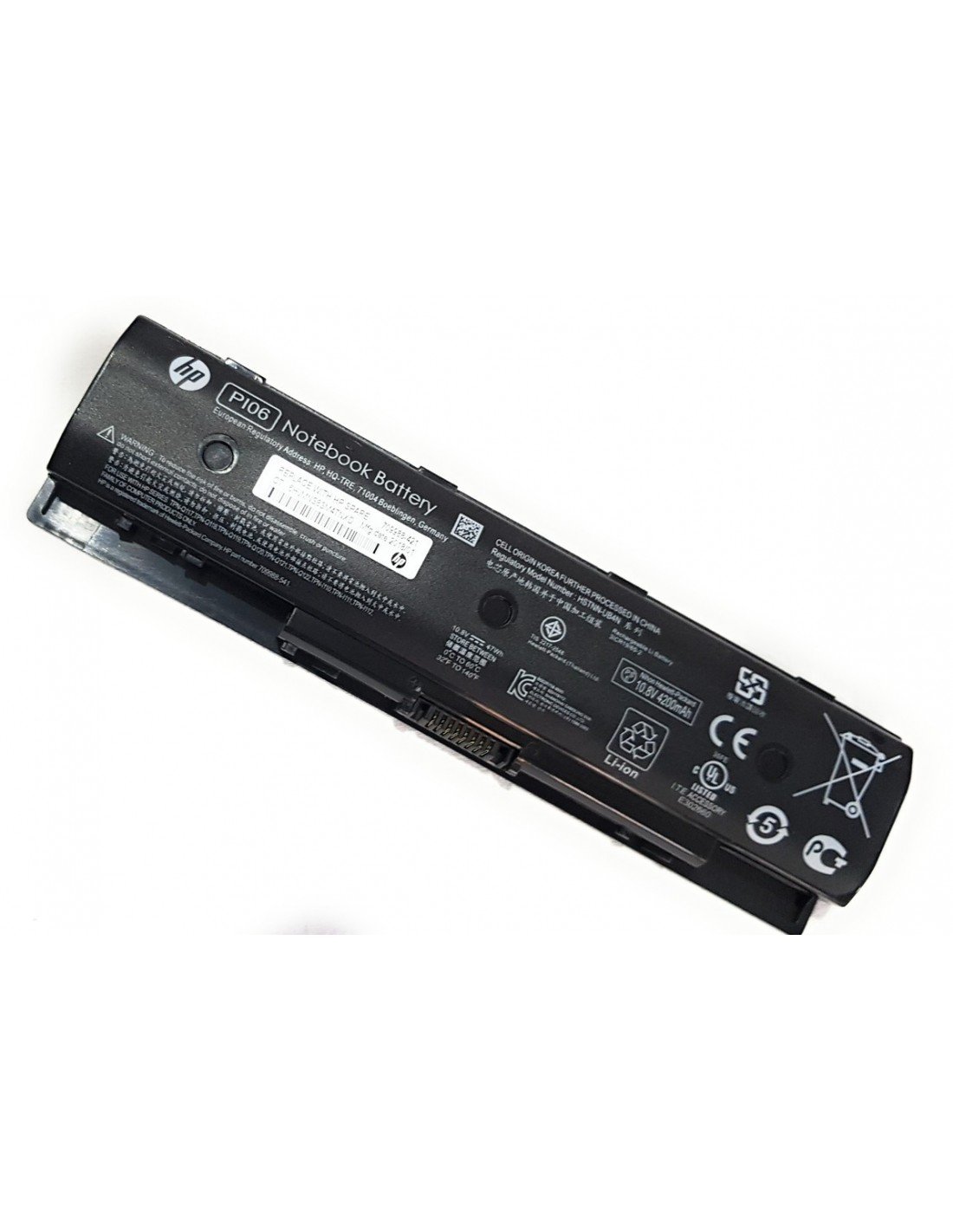 HP original Laptop Battery for HP P106-- MPN: PI06