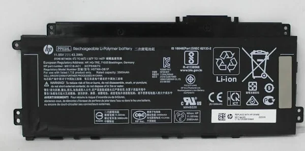 Genuine PP03XL PV03XL HP Pavilion 13-BB0005TU 14(14-DV000 ) HSTNN-DB9X Laptop Battery