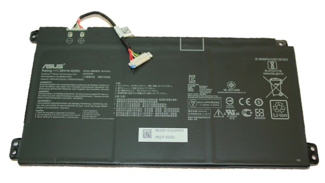 b1 ASUS B31N1912-C31N1912 battery