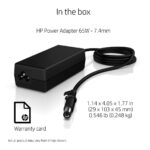 HP 65W 19.5V 3.33Amp Laptop Adapter Charger for Pavilion DV4/DV5/DV6/DV7/G3000/G5000/G6000/G7000 Series(With Power Cable) - Image 2