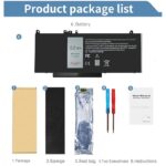 62Wh 6MT4T 7.6V 5470 5570 Laptop Battery for Dell Latitude E5470 E5570 Precision 3510 7V69Y TXF9M 79VRK 07V69Y 079VRK 0TXF9M 0HK6DV - Image 6